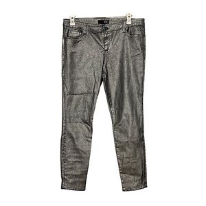 KUT Silver Coated Denim, Size 14